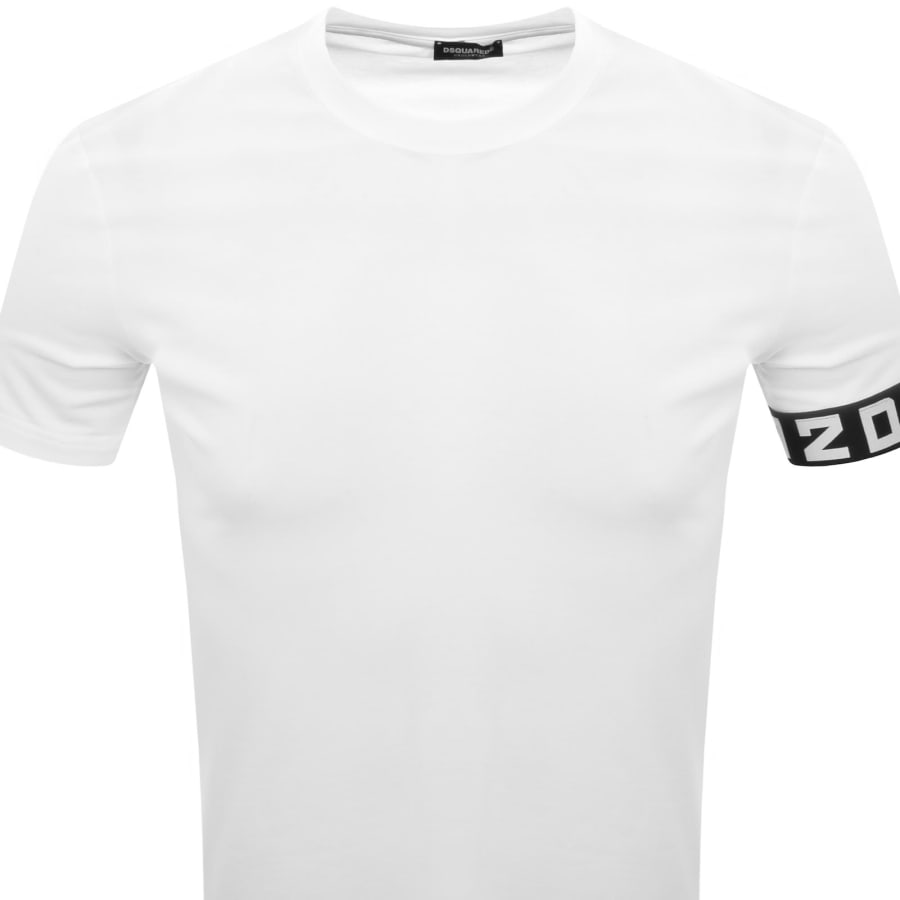 DSQUARED2 Logo T Shirt White | Mainline Menswear
